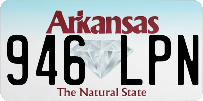 AR license plate 946LPN