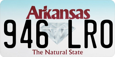 AR license plate 946LRO