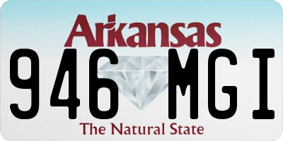 AR license plate 946MGI