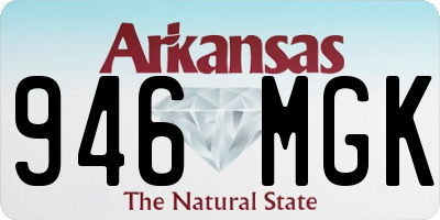 AR license plate 946MGK