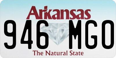 AR license plate 946MGO