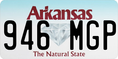 AR license plate 946MGP
