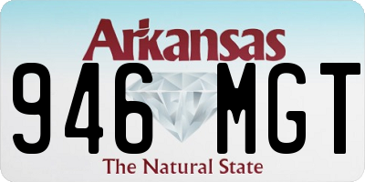 AR license plate 946MGT