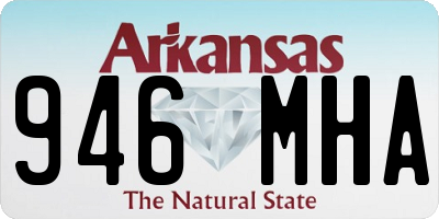 AR license plate 946MHA