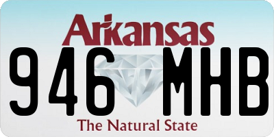 AR license plate 946MHB