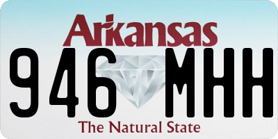 AR license plate 946MHH
