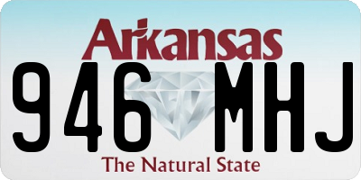 AR license plate 946MHJ