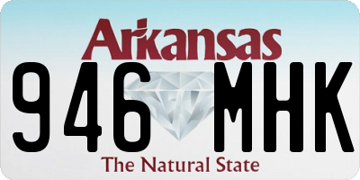 AR license plate 946MHK