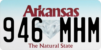 AR license plate 946MHM