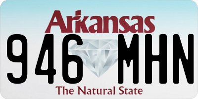 AR license plate 946MHN