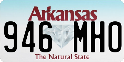 AR license plate 946MHO