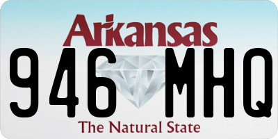 AR license plate 946MHQ