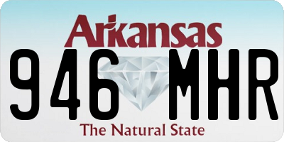 AR license plate 946MHR