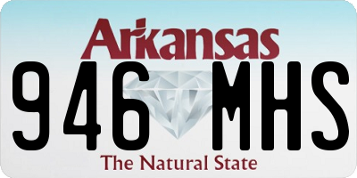 AR license plate 946MHS