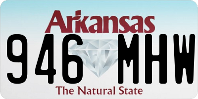 AR license plate 946MHW