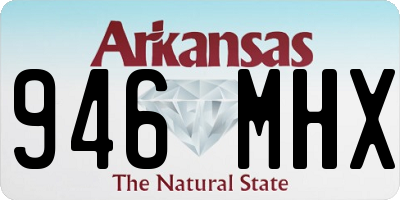 AR license plate 946MHX