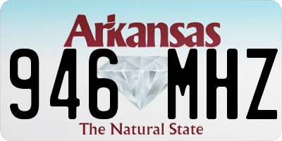 AR license plate 946MHZ