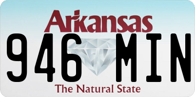 AR license plate 946MIN