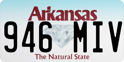 AR license plate 946MIV