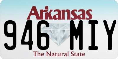 AR license plate 946MIY