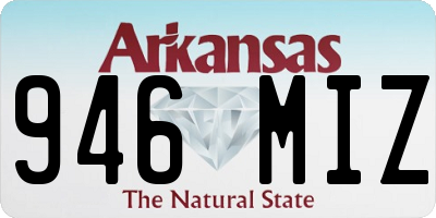 AR license plate 946MIZ