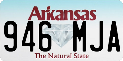 AR license plate 946MJA