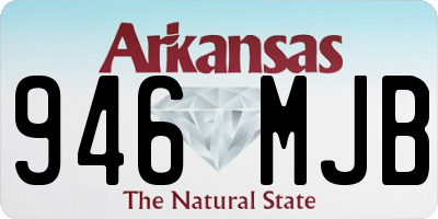 AR license plate 946MJB