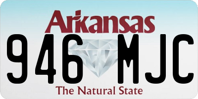 AR license plate 946MJC