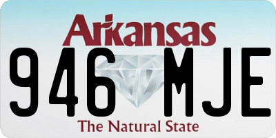 AR license plate 946MJE