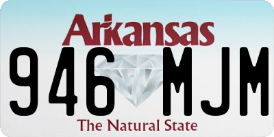 AR license plate 946MJM