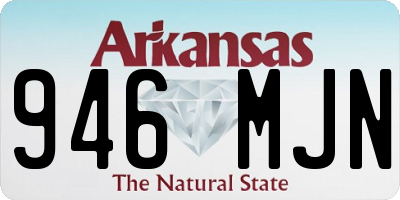AR license plate 946MJN