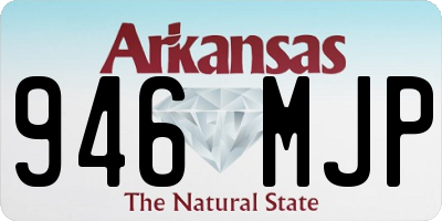 AR license plate 946MJP