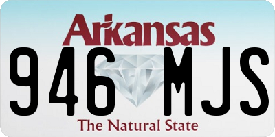 AR license plate 946MJS