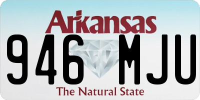AR license plate 946MJU