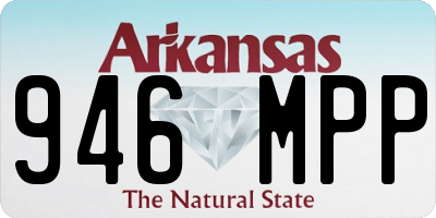 AR license plate 946MPP