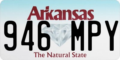 AR license plate 946MPY