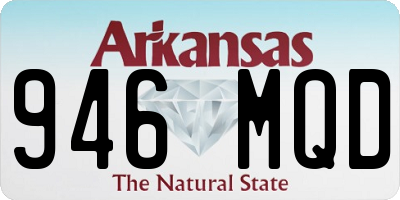 AR license plate 946MQD