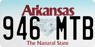 AR license plate 946MTB