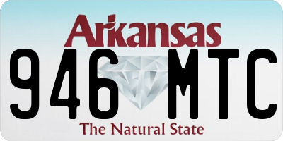 AR license plate 946MTC