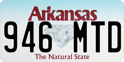 AR license plate 946MTD