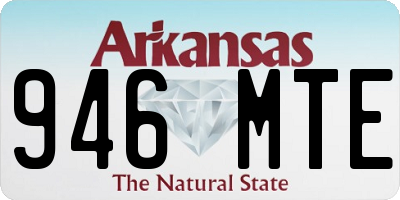 AR license plate 946MTE