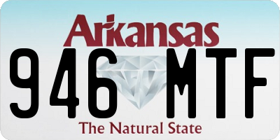 AR license plate 946MTF