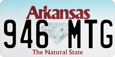 AR license plate 946MTG