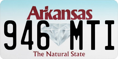 AR license plate 946MTI