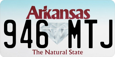 AR license plate 946MTJ