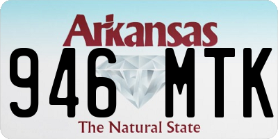 AR license plate 946MTK