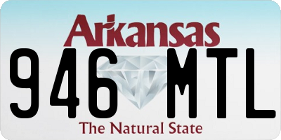 AR license plate 946MTL