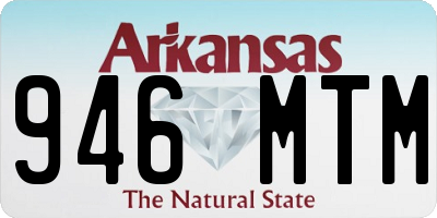 AR license plate 946MTM