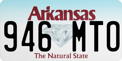 AR license plate 946MTO