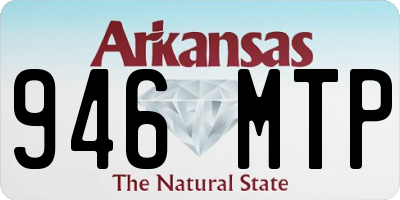 AR license plate 946MTP